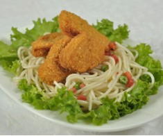 Chicken Nuggets with Noodles